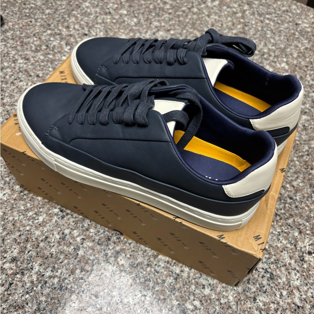 Michael Kors Men's Sneakers in Navy and White